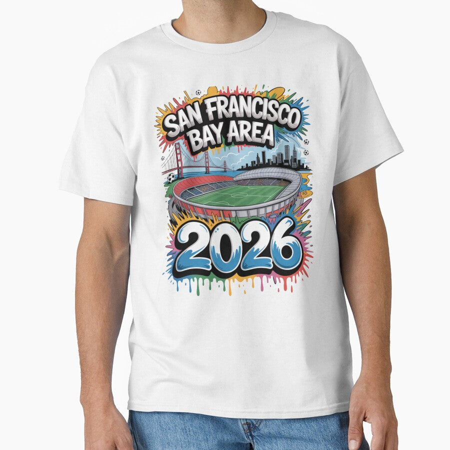 San Francisco Bay Area Golden Gate Stadium T-Shirt V5 by DarylWelsh2024 Unisex T-shirt, Sweatshirt, Hoodie, Long Sleeve Tee - T-Shirt, Sweatshirt, Hoodie