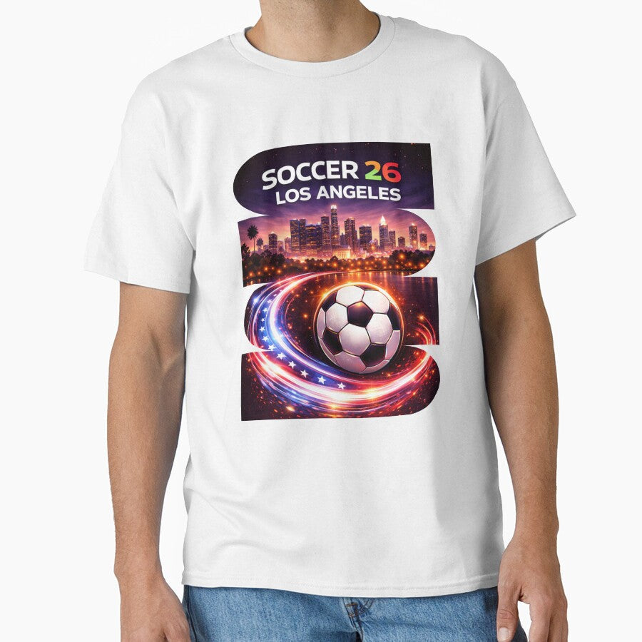 Los Angeles Soccer 2026 Shirt, Soccer 26 Los Angeles CA Fan Tee, Los Angeles California Soccer Graphic by MK-Charlie - T-Shirt, Sweatshirt, Hoodie