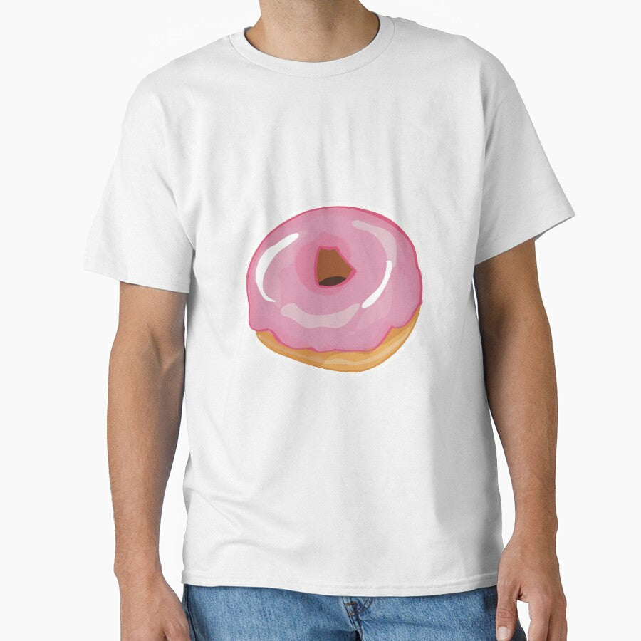 Strawberry Donut by Ellengsart Unisex T-shirt, Sweatshirt, Hoodie, Long Sleeve Tee - T-Shirt, Sweatshirt, Hoodie