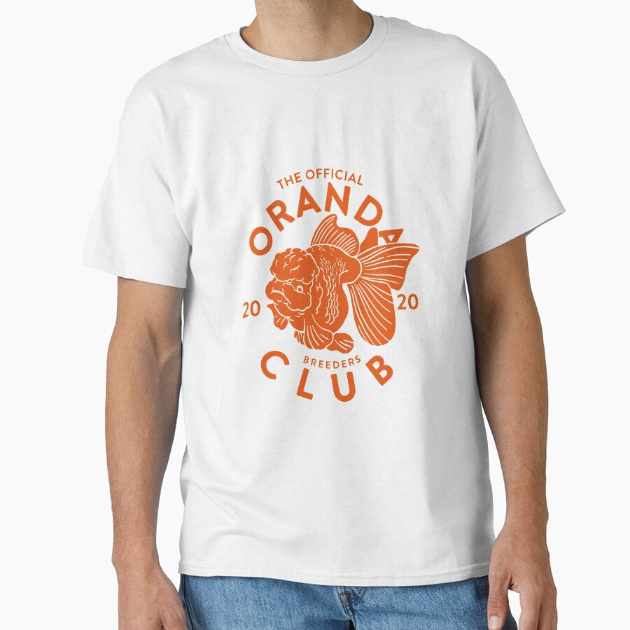 Oranda, Breeders Club, Goldfish, Goldfish Keeping, Text Design by Scout& Golden Unisex T-shirt, Sweatshirt, Hoodie, Long Sleeve Tee - T-Shirt, Sweatshirt, Hoodie