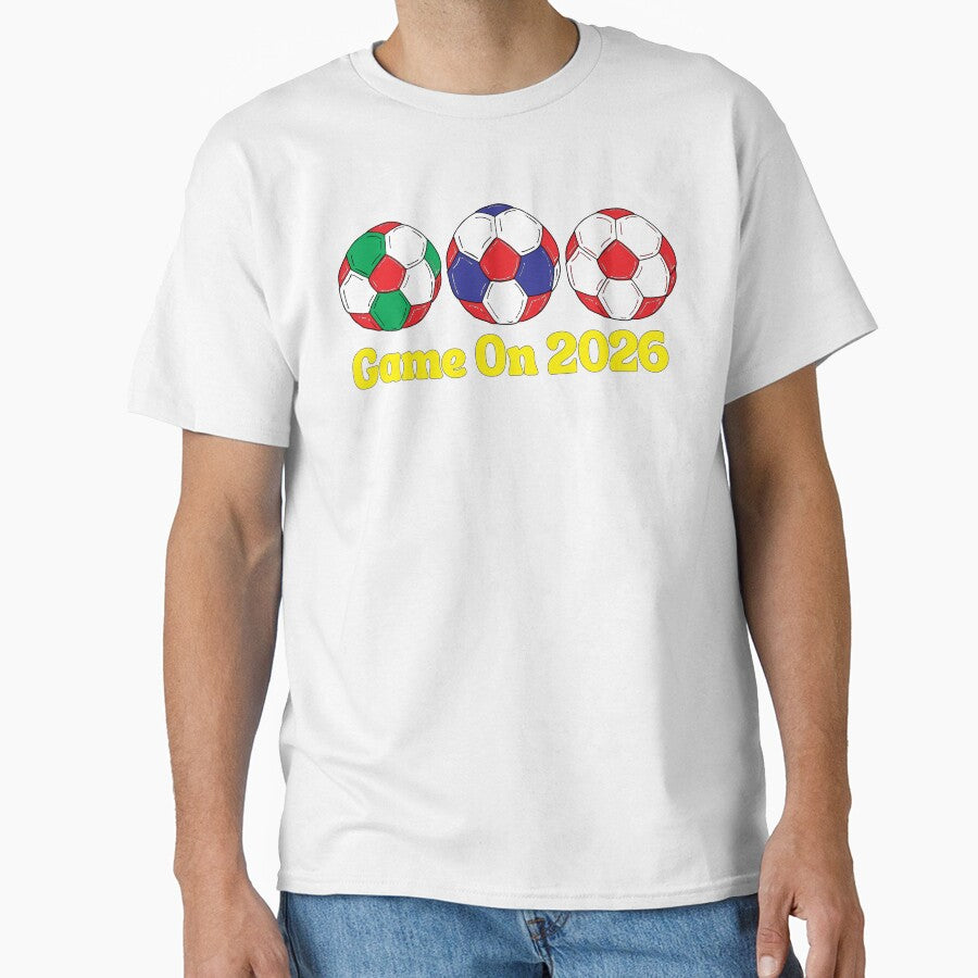 Soccer Ball for Football Fans 2026 by LauraCoxArt Unisex T-shirt, Sweatshirt, Hoodie, Long Sleeve Tee - T-Shirt, Sweatshirt, Hoodie