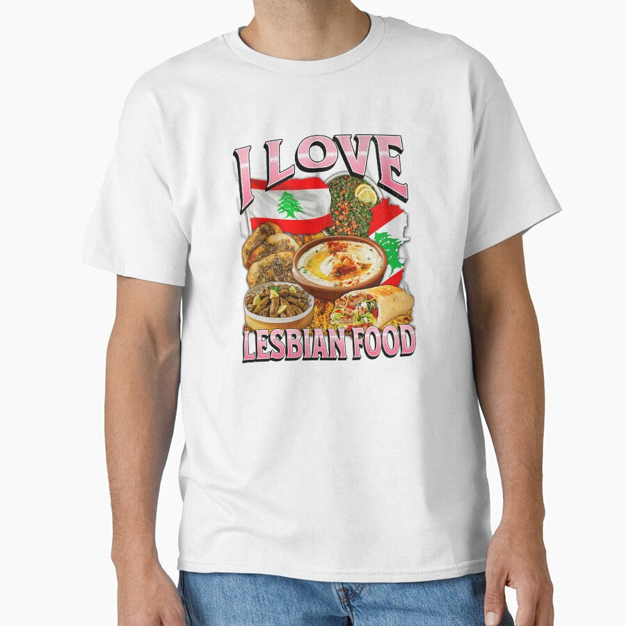 I Love Lebanese Food Funny Middle Eastern Food Meme by tadmercado Unisex T-shirt, Sweatshirt, Hoodie, Long Sleeve Tee - T-Shirt, Sweatshirt, Hoodie