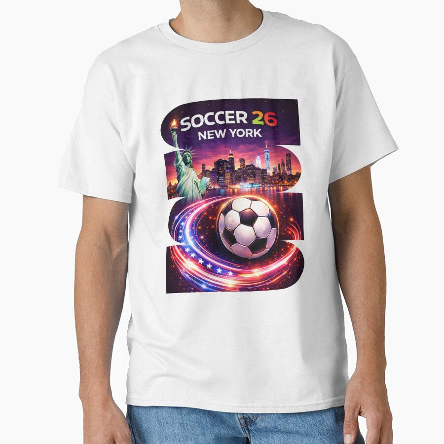 New York Soccer 2026 Shirt, Soccer 26 New York City Fan Tee, NYC Soccer Graphic by MK-Charlie - T-Shirt, Sweatshirt, Hoodie