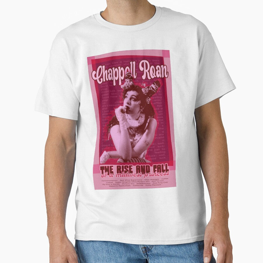 Chappell Roan's The Rise and Fall of a Midwest Princess Album by Get-Plastered Unisex T-shirt, Sweatshirt, Hoodie, Long Sleeve Tee - T-Shirt, Sweatshirt, Hoodie