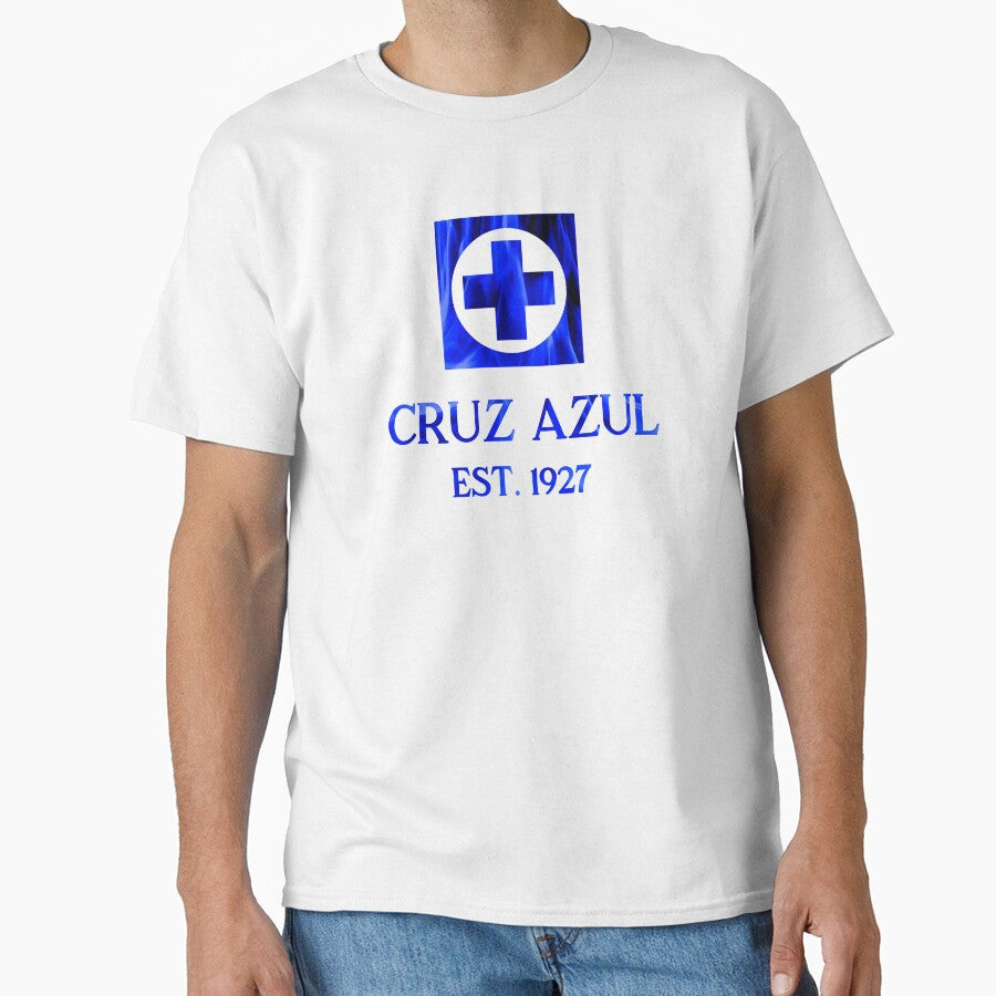 Cruz Azul blue flames by VRedBaller Unisex T-shirt, Sweatshirt, Hoodie, Long Sleeve Tee - T-Shirt, Sweatshirt, Hoodie