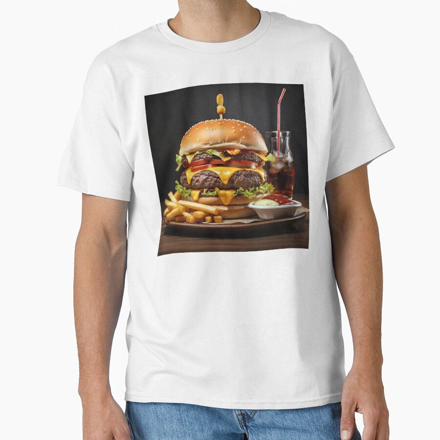 Burger by ProfArtStudio Unisex T-shirt, Sweatshirt, Hoodie, Long Sleeve Tee - T-Shirt, Sweatshirt, Hoodie
