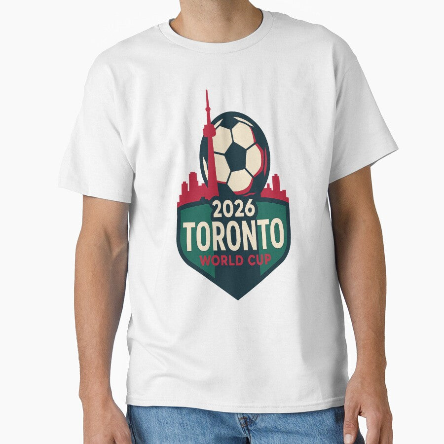 2026 Toronto World Cup Design by TrueNorthThreads Unisex T-shirt, Sweatshirt, Hoodie, Long Sleeve Tee - T-Shirt, Sweatshirt, Hoodie