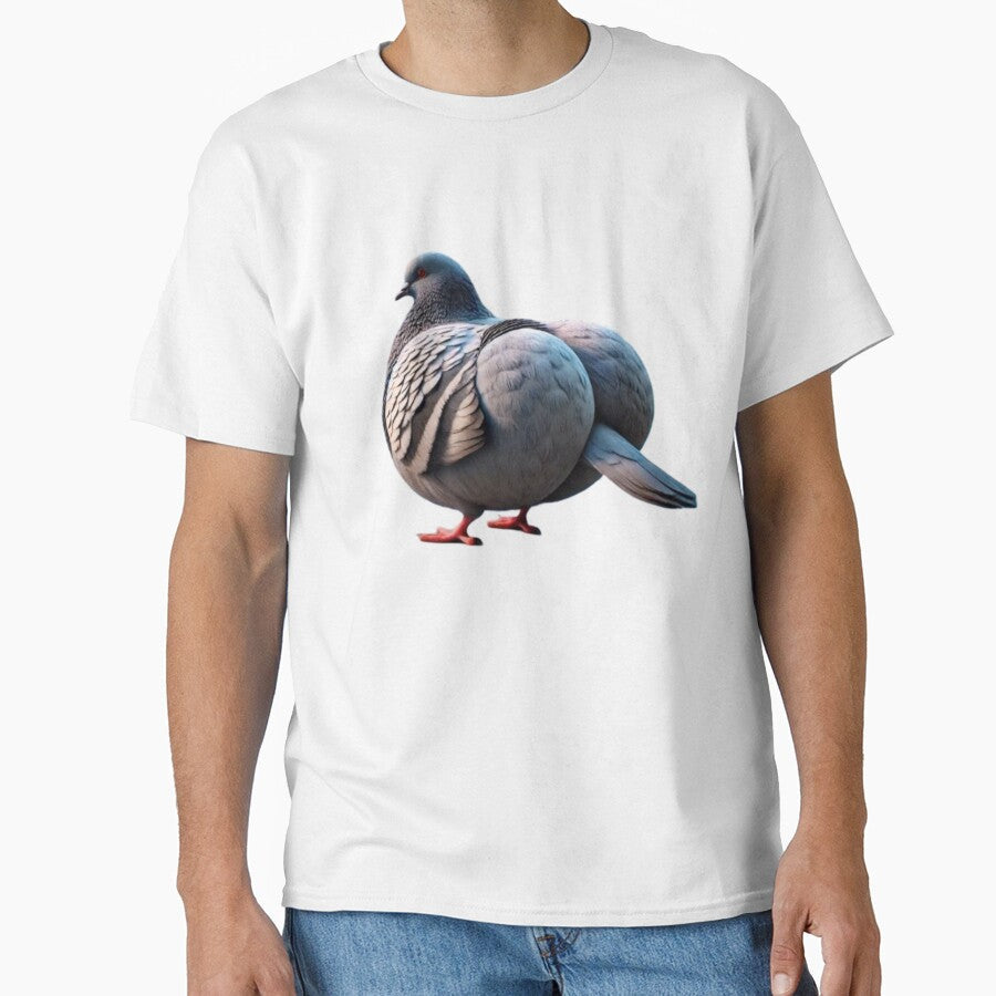 Big booty pigeon by AuraCraftStudio Unisex T-shirt, Sweatshirt, Hoodie, Long Sleeve Tee - T-Shirt, Sweatshirt, Hoodie