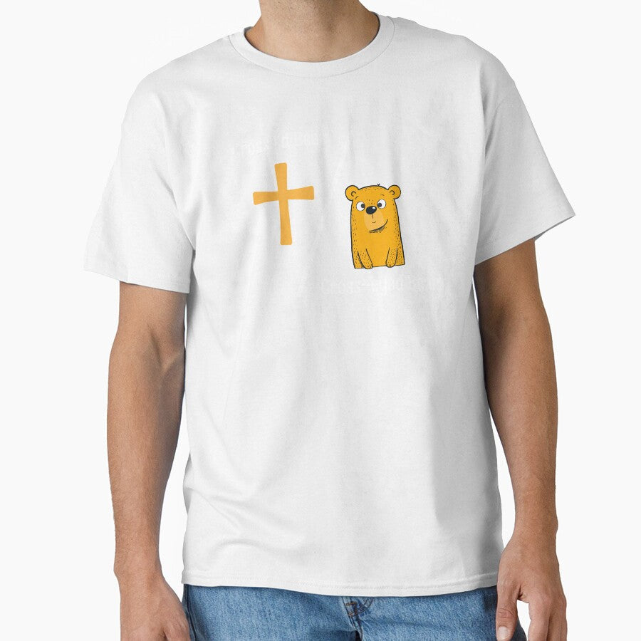 Cross I'd Bear Cross-eyed Bear Funny Christian by Sachie's Studio Unisex T-shirt, Sweatshirt, Hoodie, Long Sleeve Tee - T-Shirt, Sweatshirt, Hoodie