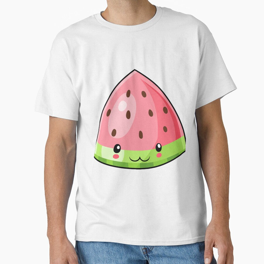 Kawaii watermelon fruit by lnguyen1647 Unisex T-shirt, Sweatshirt, Hoodie, Long Sleeve Tee - T-Shirt, Sweatshirt, Hoodie