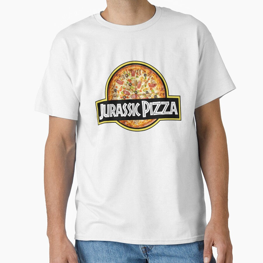Jurassic Pizza by dibeja Unisex T-shirt, Sweatshirt, Hoodie, Long Sleeve Tee - T-Shirt, Sweatshirt, Hoodie