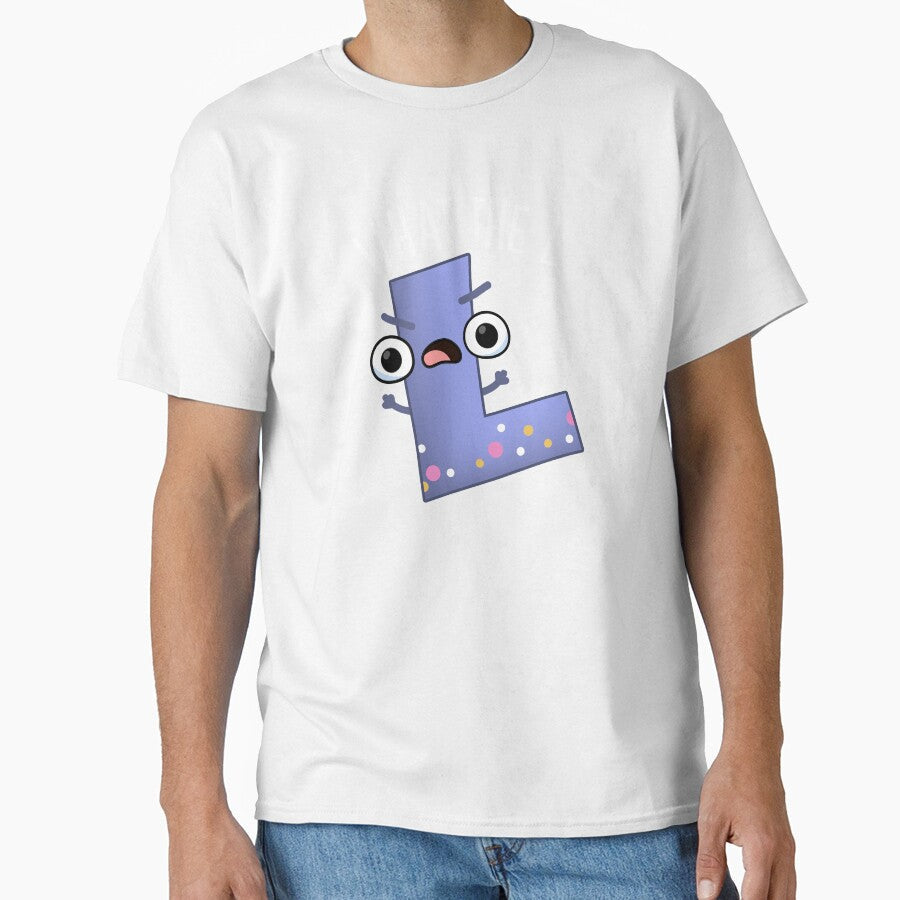 What The L Funny Letter L Pun (Dark BG) by punnybone Unisex T-shirt, Sweatshirt, Hoodie, Long Sleeve Tee - T-Shirt, Sweatshirt, Hoodie