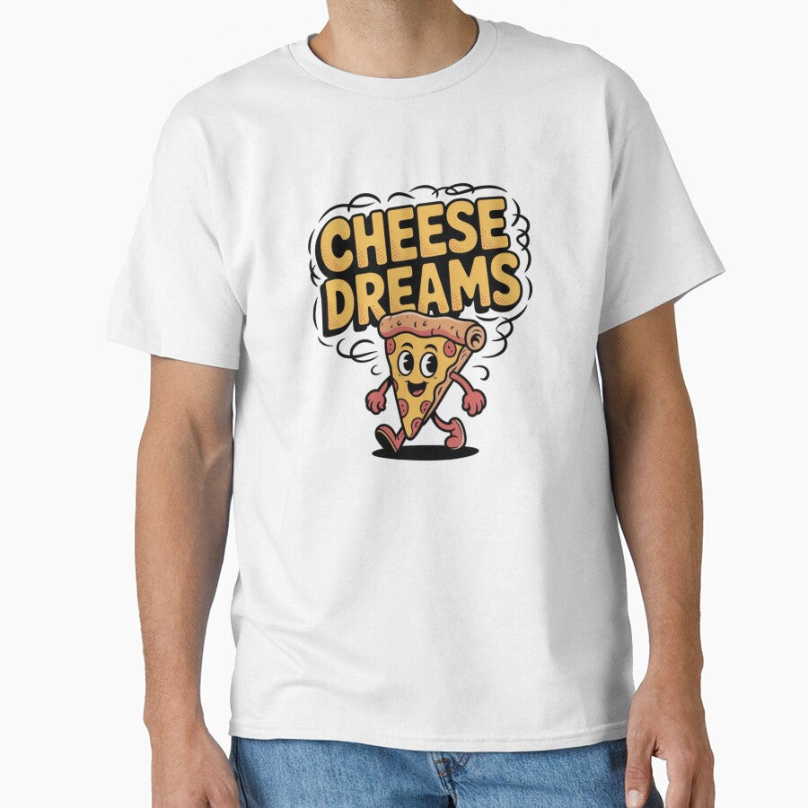 Pizza - cheese dreams by 123ks Unisex T-shirt, Sweatshirt, Hoodie, Long Sleeve Tee - T-Shirt, Sweatshirt, Hoodie