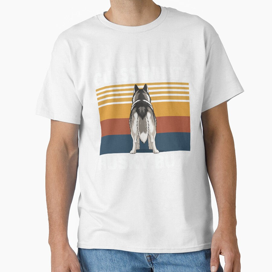 Guess What Husky Butt Funny Husky Dog Lover Gift Cute Fluffy Dog Humor by kiralynstration Unisex T-shirt, Sweatshirt, Hoodie, Long Sleeve Tee - T-Shirt, Sweatshirt, Hoodie