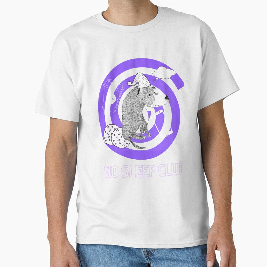 No Sleep Club  (14) by AhoofeCLS Unisex T-shirt, Sweatshirt, Hoodie, Long Sleeve Tee - T-Shirt, Sweatshirt, Hoodie