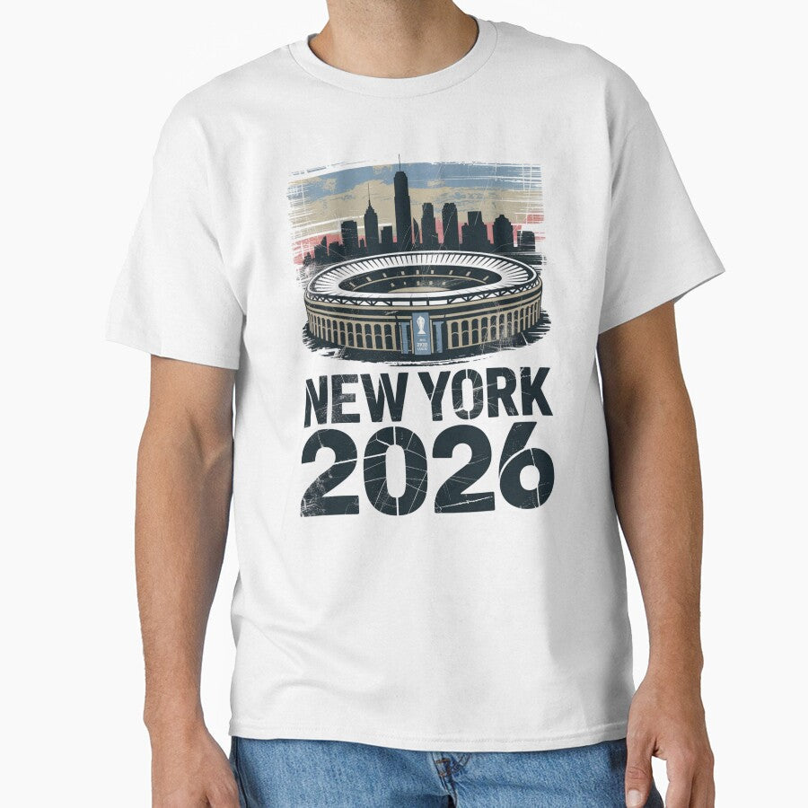 New York 2026 MetLife Stadium Skyline T-Shirt V8 by DarylWelsh2024 Unisex T-shirt, Sweatshirt, Hoodie, Long Sleeve Tee - T-Shirt, Sweatshirt, Hoodie