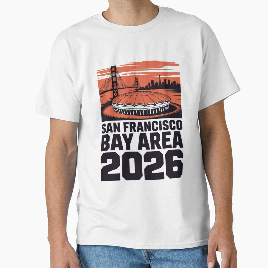 San Francisco Bay Area Golden Gate Stadium T-Shirt V3 by DarylWelsh2024 Unisex T-shirt, Sweatshirt, Hoodie, Long Sleeve Tee - T-Shirt, Sweatshirt, Hoodie