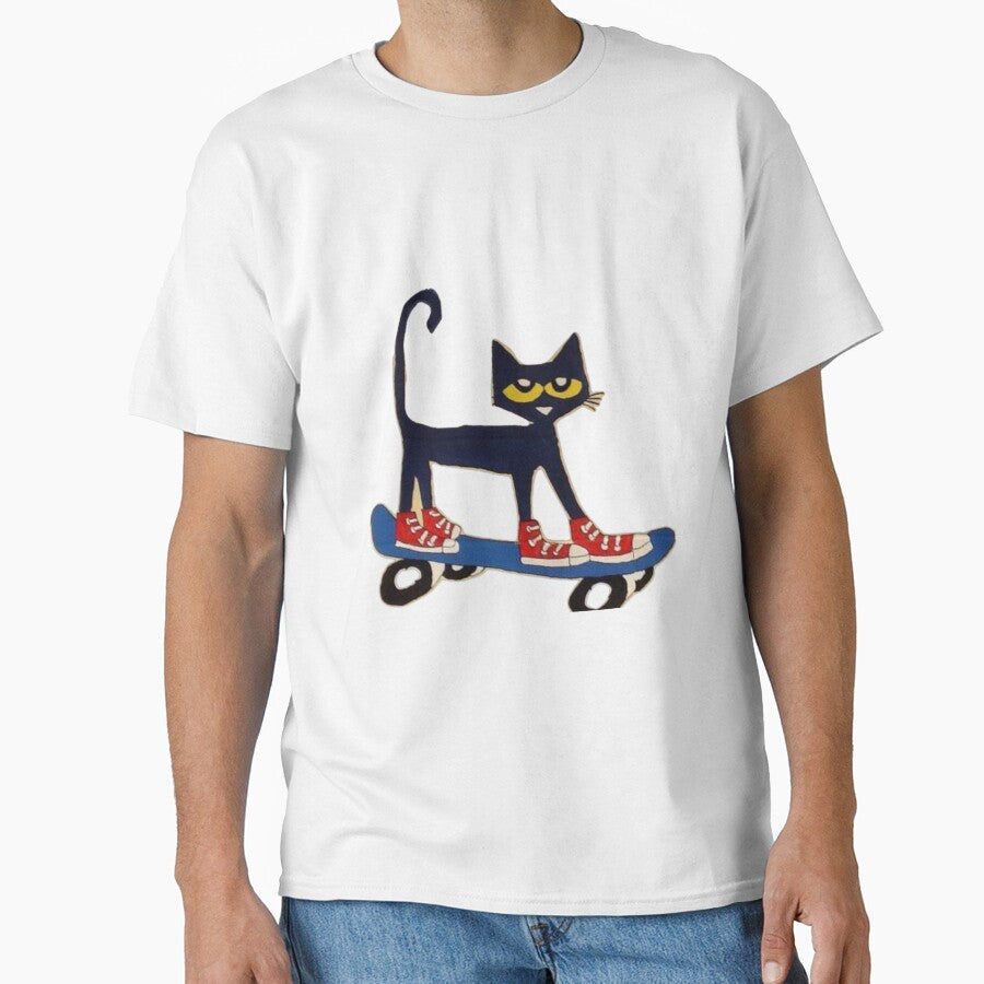 Pete the cat by Stickr.wld Unisex T-shirt, Sweatshirt, Hoodie, Long Sleeve Tee - T-Shirt, Sweatshirt, Hoodie
