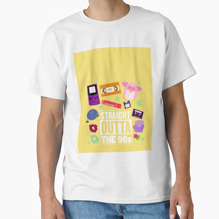 Straight Outta The 90S by lavadaalastair Unisex T-shirt, Sweatshirt, Hoodie, Long Sleeve Tee - T-Shirt, Sweatshirt, Hoodie