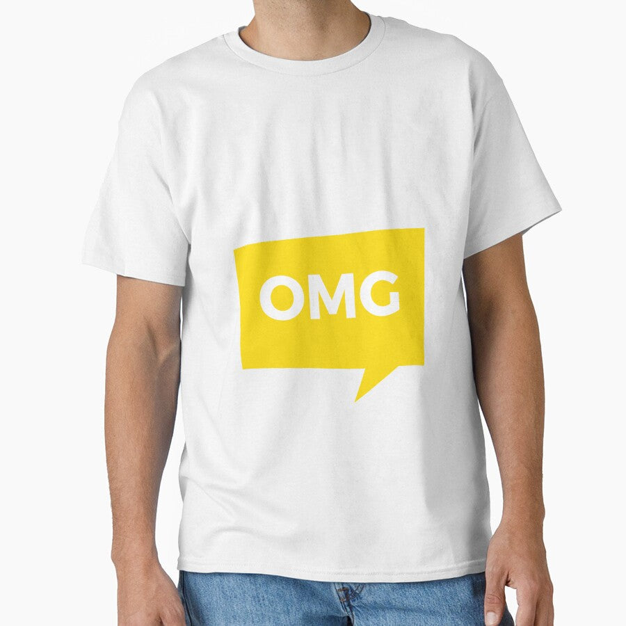OMG OH My GOD Yellow  Novelty Design by popotamfriends Unisex T-shirt, Sweatshirt, Hoodie, Long Sleeve Tee - T-Shirt, Sweatshirt, Hoodie