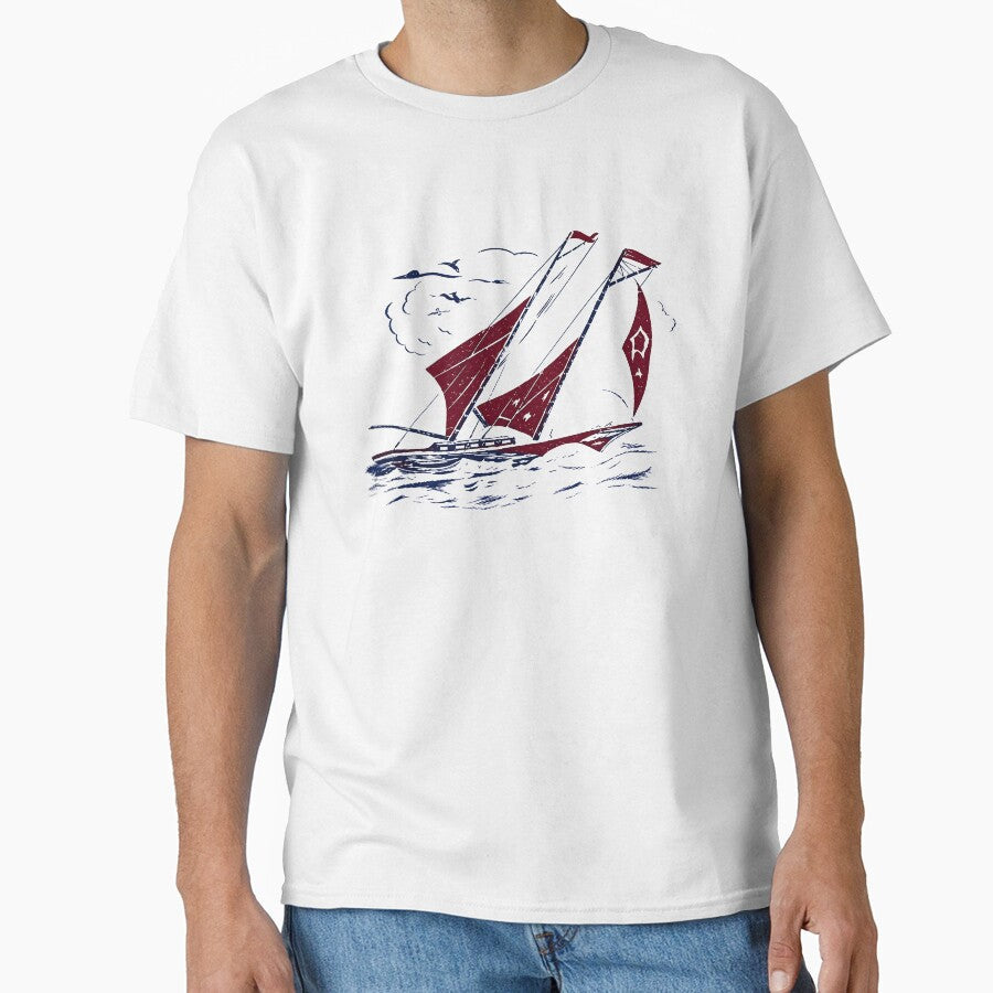 1950's Mcgregor Boat Novelty Graphic by Tonyv773 Unisex T-shirt, Sweatshirt, Hoodie, Long Sleeve Tee - T-Shirt, Sweatshirt, Hoodie