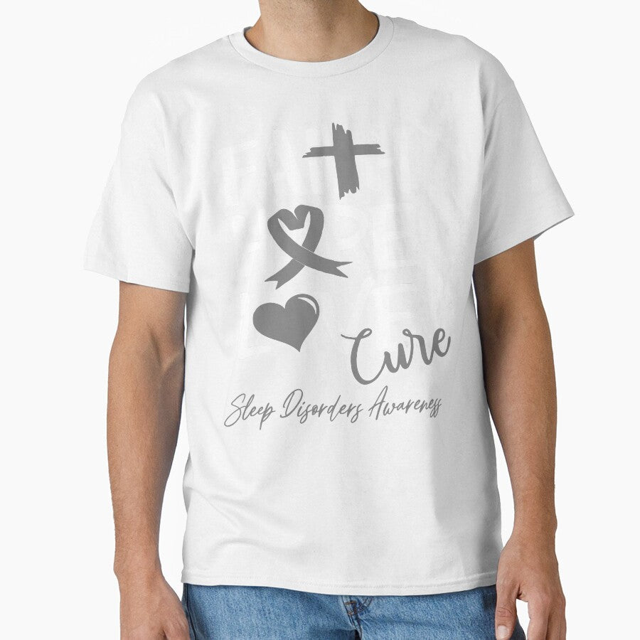 Faith Hope Love Cure Sleep Disorders Awareness by Grooffos Unisex T-shirt, Sweatshirt, Hoodie, Long Sleeve Tee - T-Shirt, Sweatshirt, Hoodie
