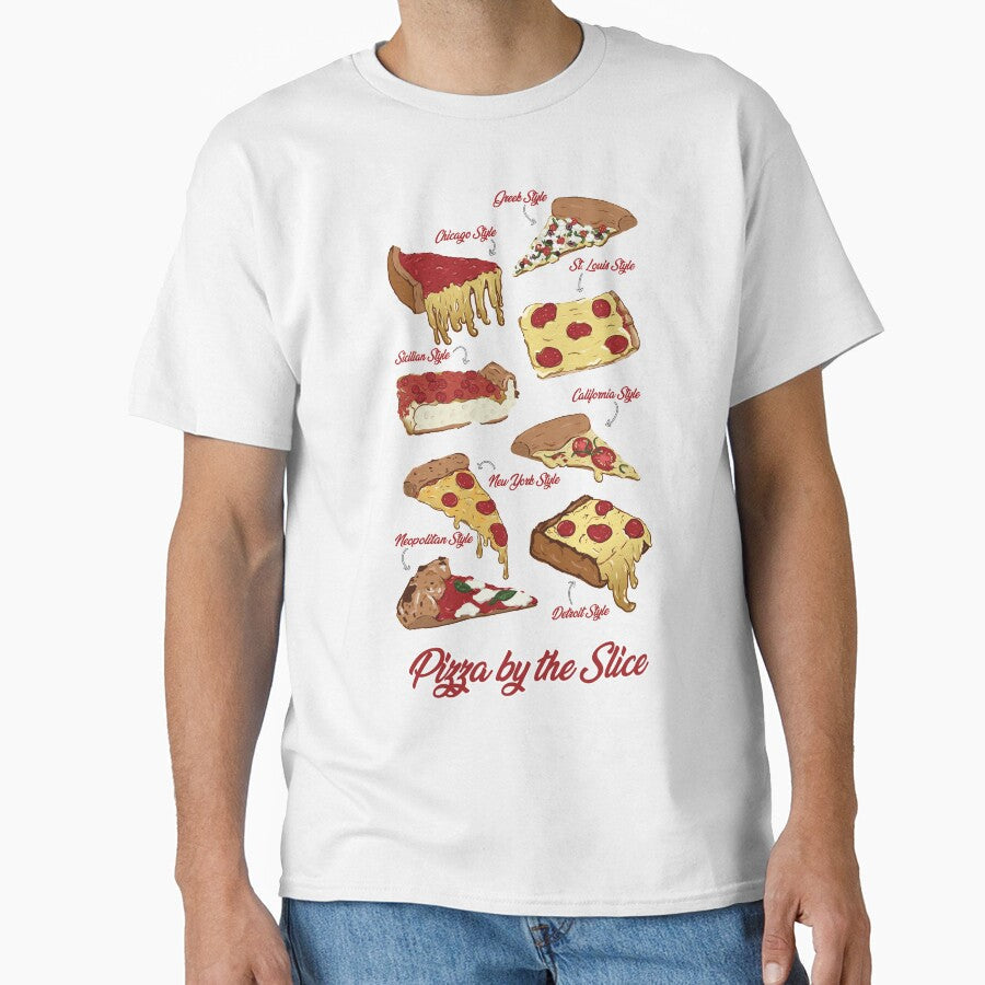Pizza by the slice by Elizabeth Rayes Unisex T-shirt, Sweatshirt, Hoodie, Long Sleeve Tee - T-Shirt, Sweatshirt, Hoodie