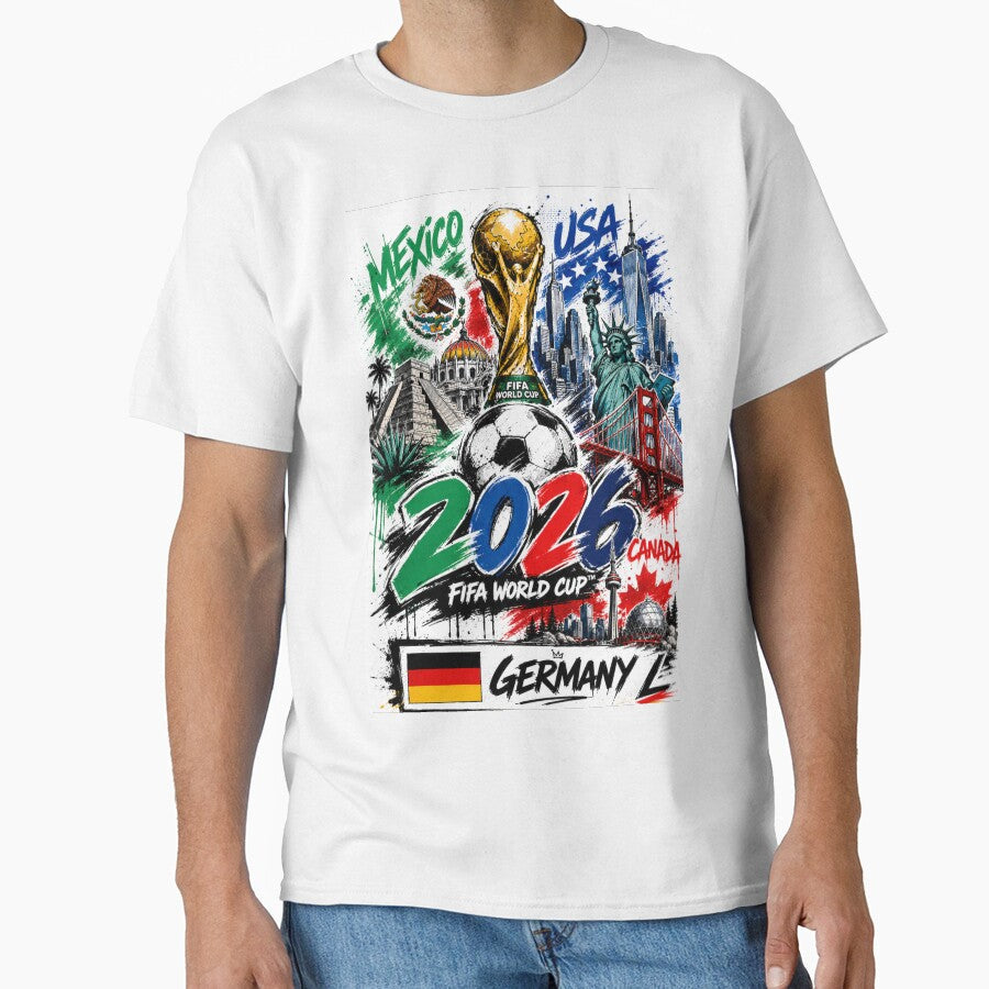 World Cup 2026 by JackSparnov Unisex T-shirt, Sweatshirt, Hoodie, Long Sleeve Tee - T-Shirt, Sweatshirt, Hoodie