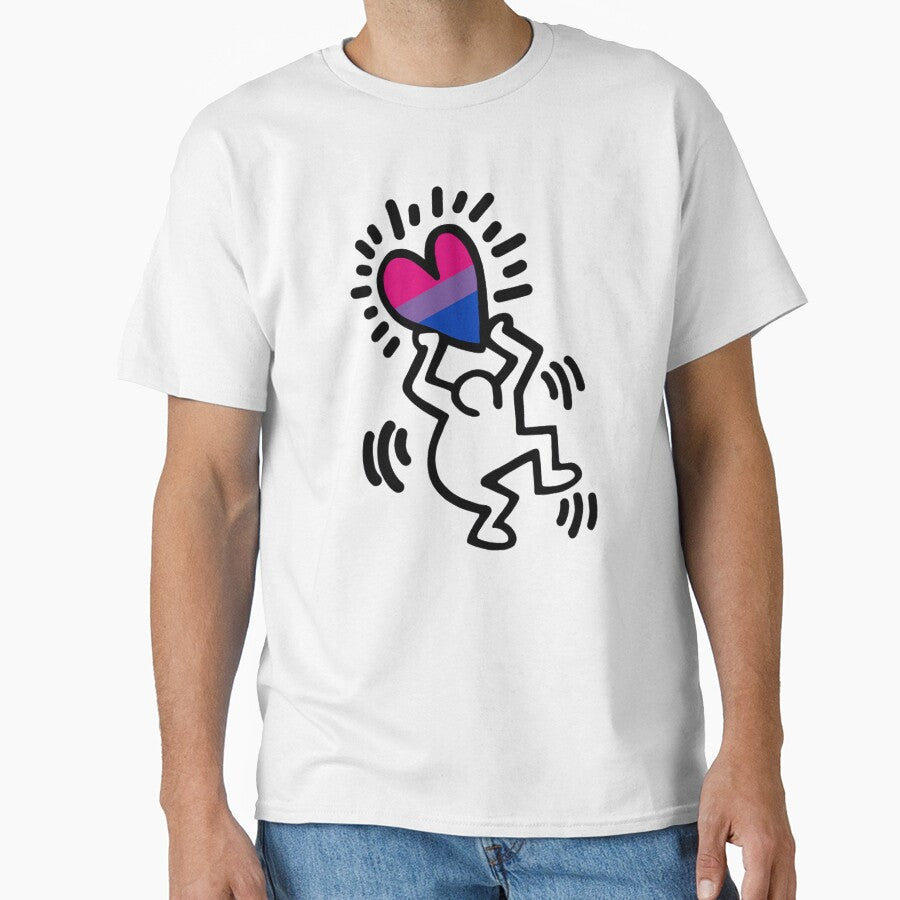 keith triple haring by Fellye Unisex T-shirt, Sweatshirt, Hoodie, Long Sleeve Tee - T-Shirt, Sweatshirt, Hoodie