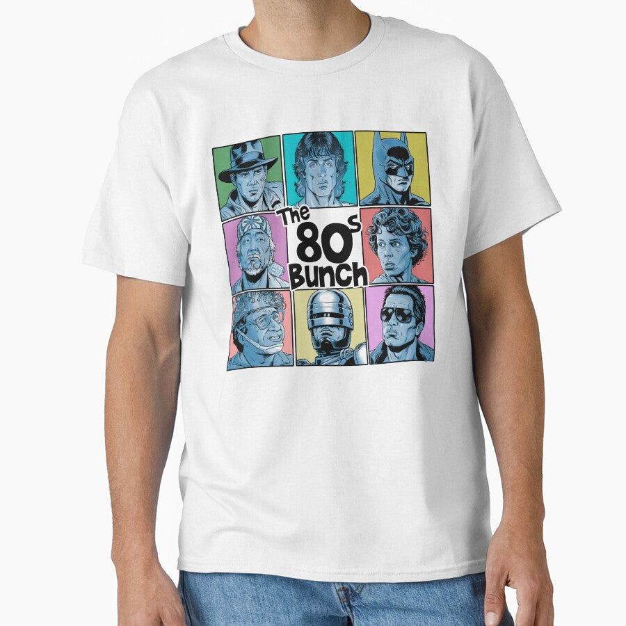 THE 80S BUNCH v2 by Skullpirates Unisex T-shirt, Sweatshirt, Hoodie, Long Sleeve Tee - T-Shirt, Sweatshirt, Hoodie