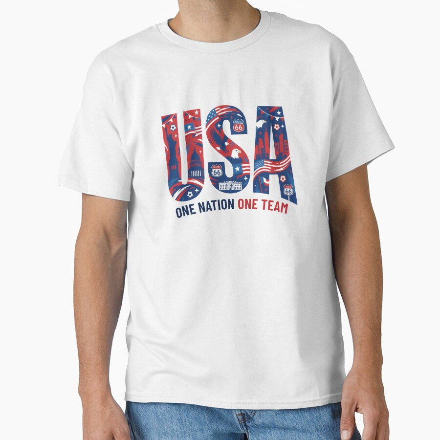 USA by MKDSN Unisex T-shirt, Sweatshirt, Hoodie, Long Sleeve Tee - T-Shirt, Sweatshirt, Hoodie