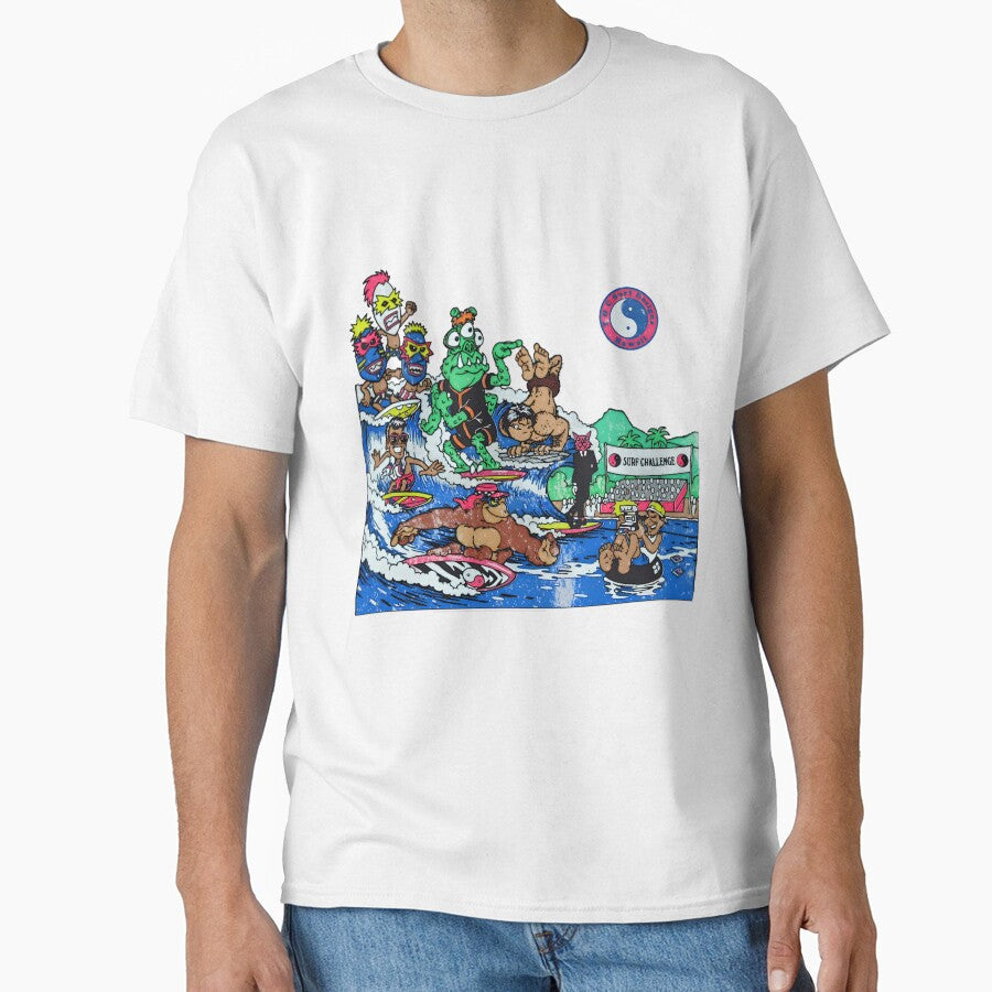 Tamp;C Surf Challenge (80S Retro) Essential by opsewhegvrg47 Unisex T-shirt, Sweatshirt, Hoodie, Long Sleeve Tee - T-Shirt, Sweatshirt, Hoodie