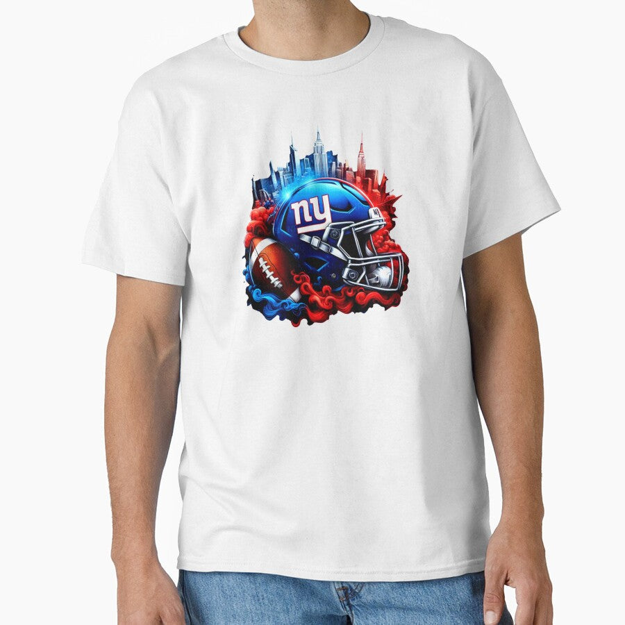 NY Football by UZRWRLD Unisex T-shirt, Sweatshirt, Hoodie, Long Sleeve Tee - T-Shirt, Sweatshirt, Hoodie