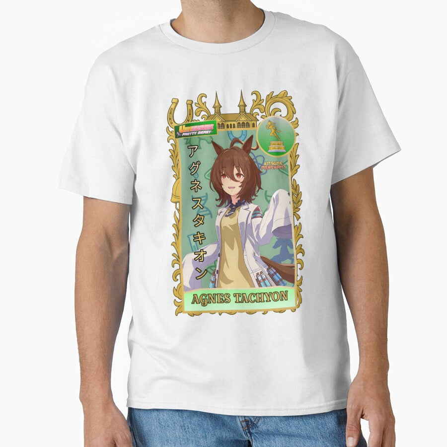 Agnes Tachyon (Umamusume) by Kitsune Merchant Unisex T-shirt, Sweatshirt, Hoodie, Long Sleeve Tee - T-Shirt, Sweatshirt, Hoodie