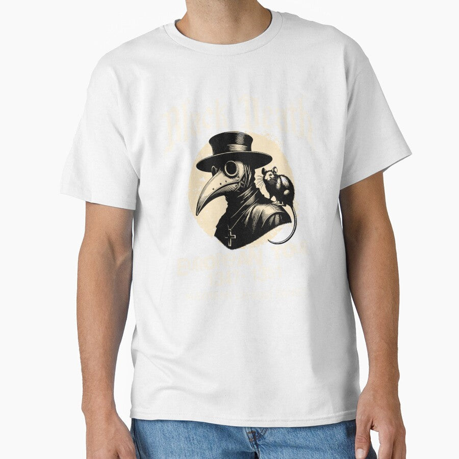 Black Death European Tour by humnoo Unisex T-shirt, Sweatshirt, Hoodie, Long Sleeve Tee - T-Shirt, Sweatshirt, Hoodie