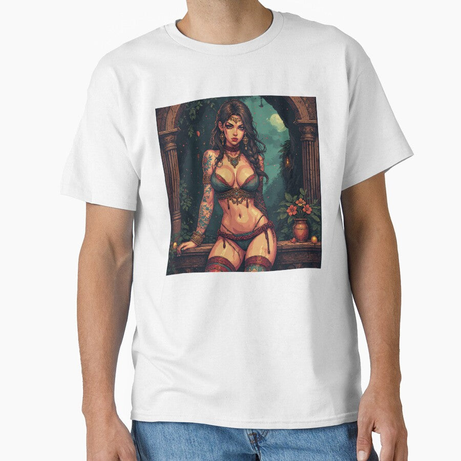 Retro Beautiful Girl by pexoboy Unisex T-shirt, Sweatshirt, Hoodie, Long Sleeve Tee - T-Shirt, Sweatshirt, Hoodie