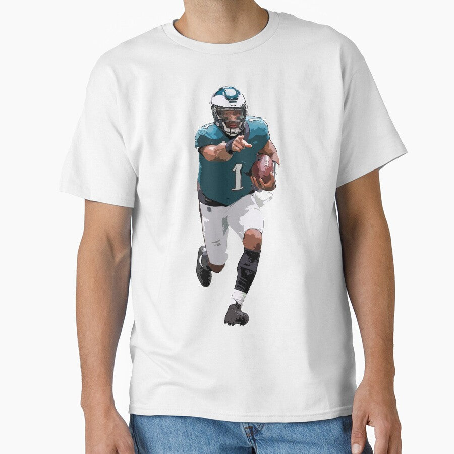 Jalen Hurts by raffrasta Unisex T-shirt, Sweatshirt, Hoodie, Long Sleeve Tee - T-Shirt, Sweatshirt, Hoodie