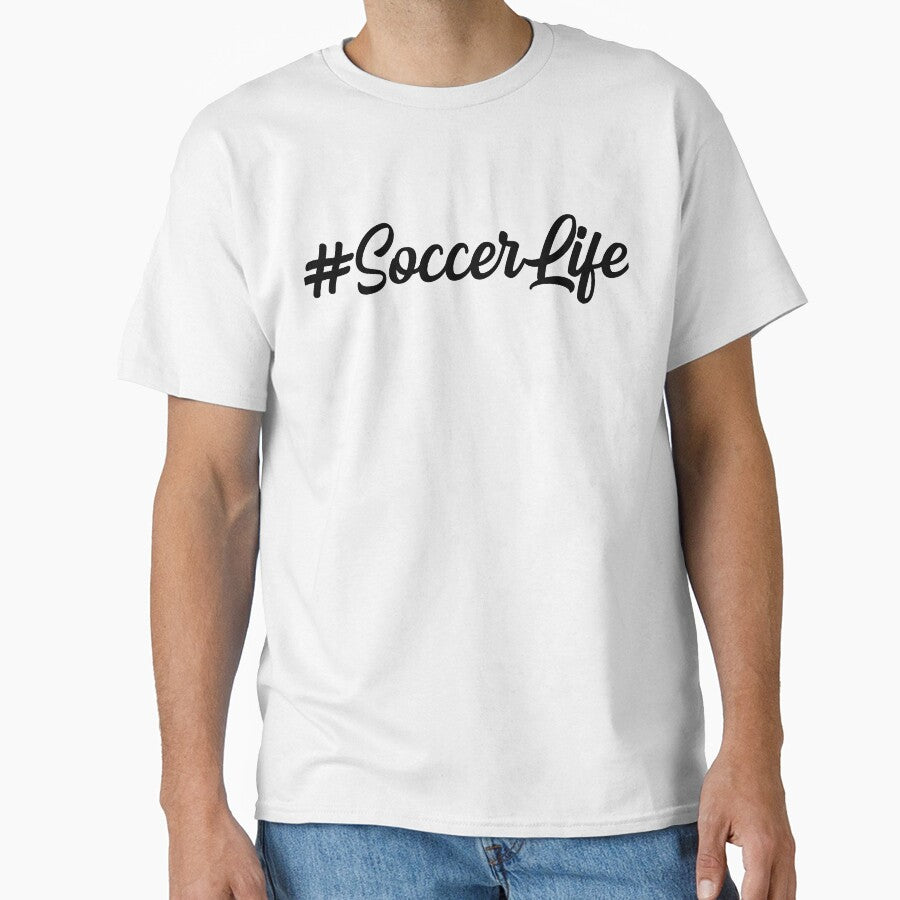 #SoccerLife Soccer Mom Life Goalie Hashtag Soccerlife design by nikkidawn74 Unisex T-shirt, Sweatshirt, Hoodie, Long Sleeve Tee - T-Shirt, Sweatshirt, Hoodie