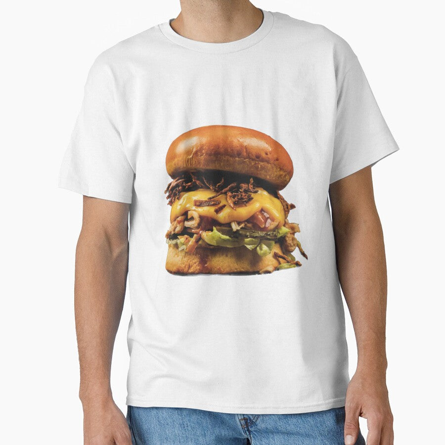 I love burgers by RichgeraldArt Unisex T-shirt, Sweatshirt, Hoodie, Long Sleeve Tee - T-Shirt, Sweatshirt, Hoodie