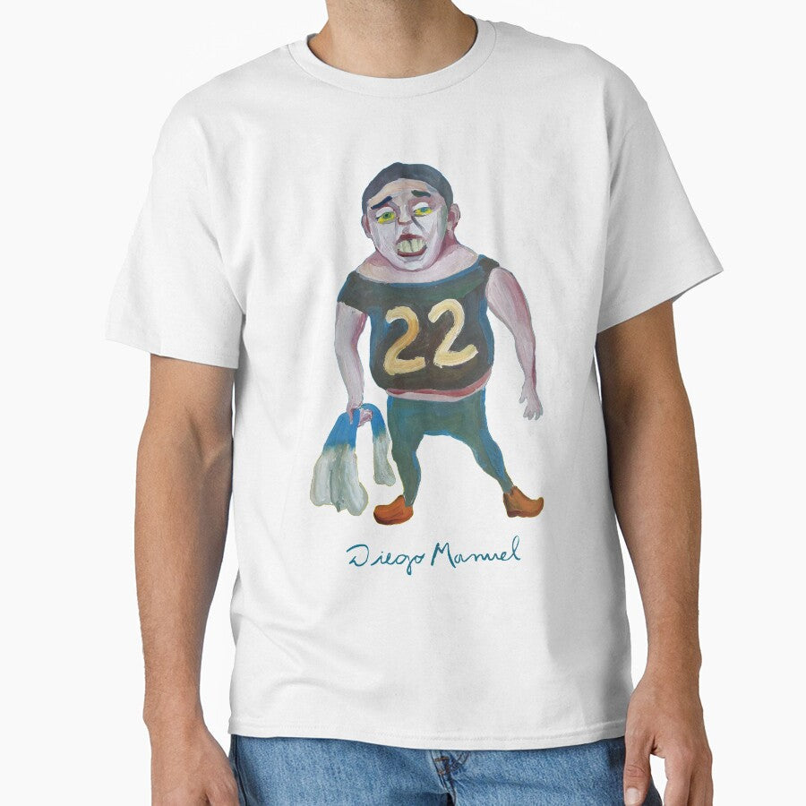 The soccer fan. People of the neighborhood by Diego Manuel Rodriguez Unisex T-shirt, Sweatshirt, Hoodie, Long Sleeve Tee - T-Shirt, Sweatshirt, Hoodie
