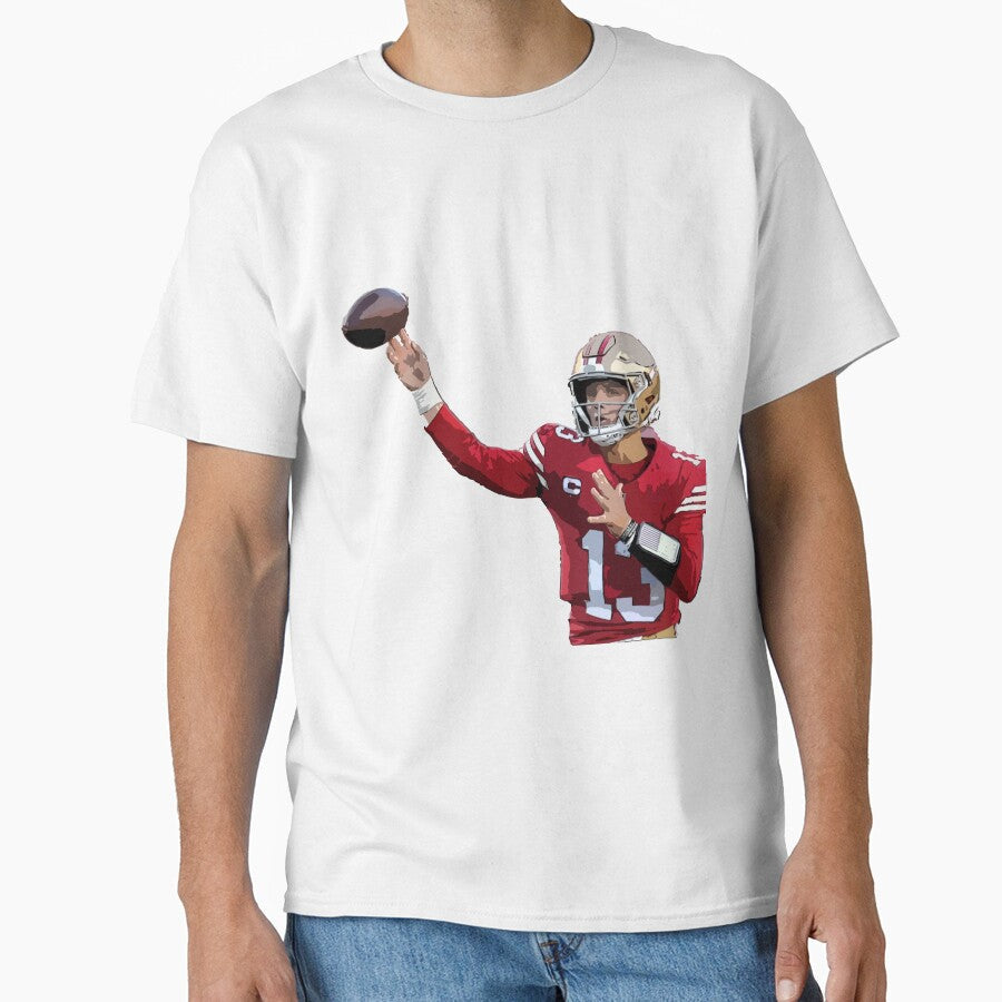 Brock Purdy by raffrasta Unisex T-shirt, Sweatshirt, Hoodie, Long Sleeve Tee - T-Shirt, Sweatshirt, Hoodie
