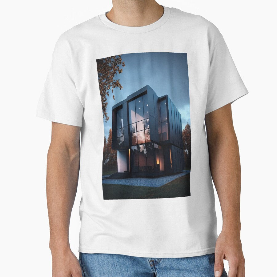 Modern Home by DigitizedArt Unisex T-shirt, Sweatshirt, Hoodie, Long Sleeve Tee - T-Shirt, Sweatshirt, Hoodie
