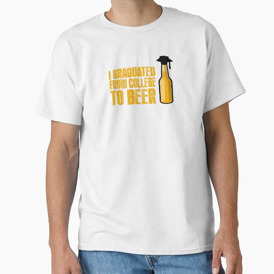Beer funny text by DopeDesign111 Unisex T-shirt, Sweatshirt, Hoodie, Long Sleeve Tee - T-Shirt, Sweatshirt, Hoodie