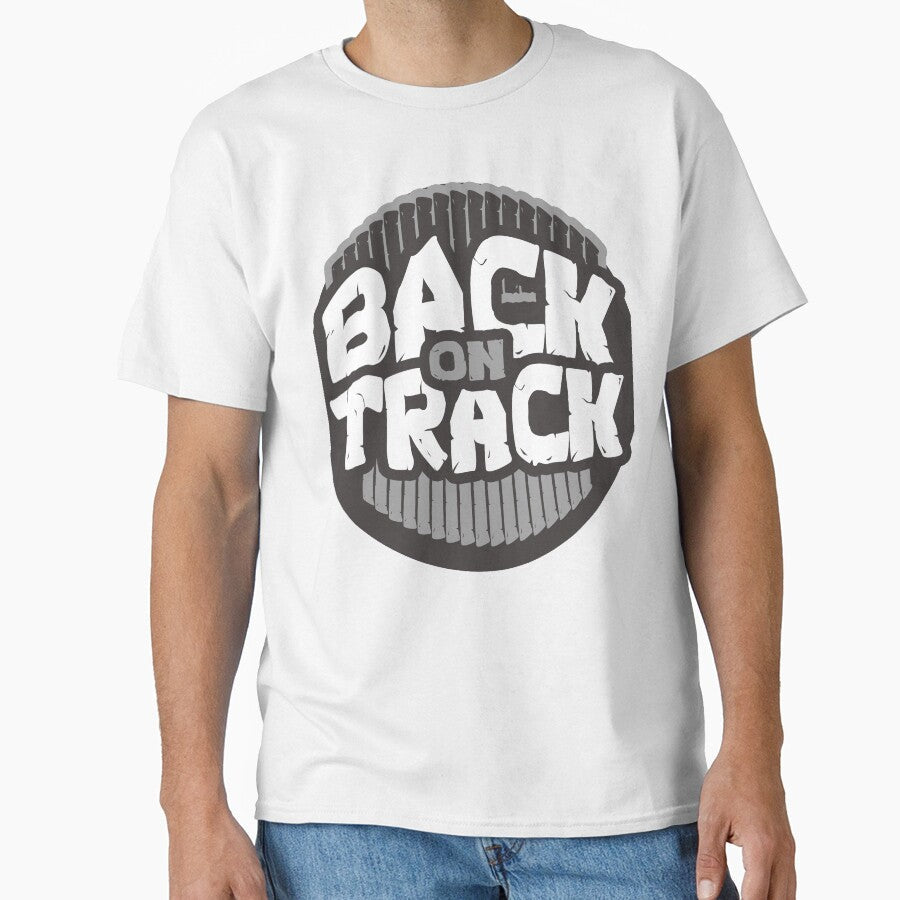 Back on Track - Back to 80s and Beyond by Tatzki-Design Unisex T-shirt, Sweatshirt, Hoodie, Long Sleeve Tee - T-Shirt, Sweatshirt, Hoodie
