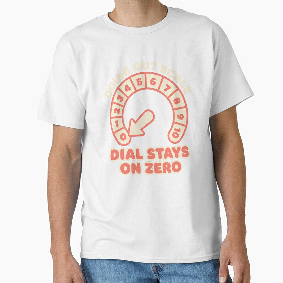 Introvert Going Out Scale - Dial Set to Zero, Permanently by Bebichic Unisex T-shirt, Sweatshirt, Hoodie, Long Sleeve Tee - T-Shirt, Sweatshirt, Hoodie
