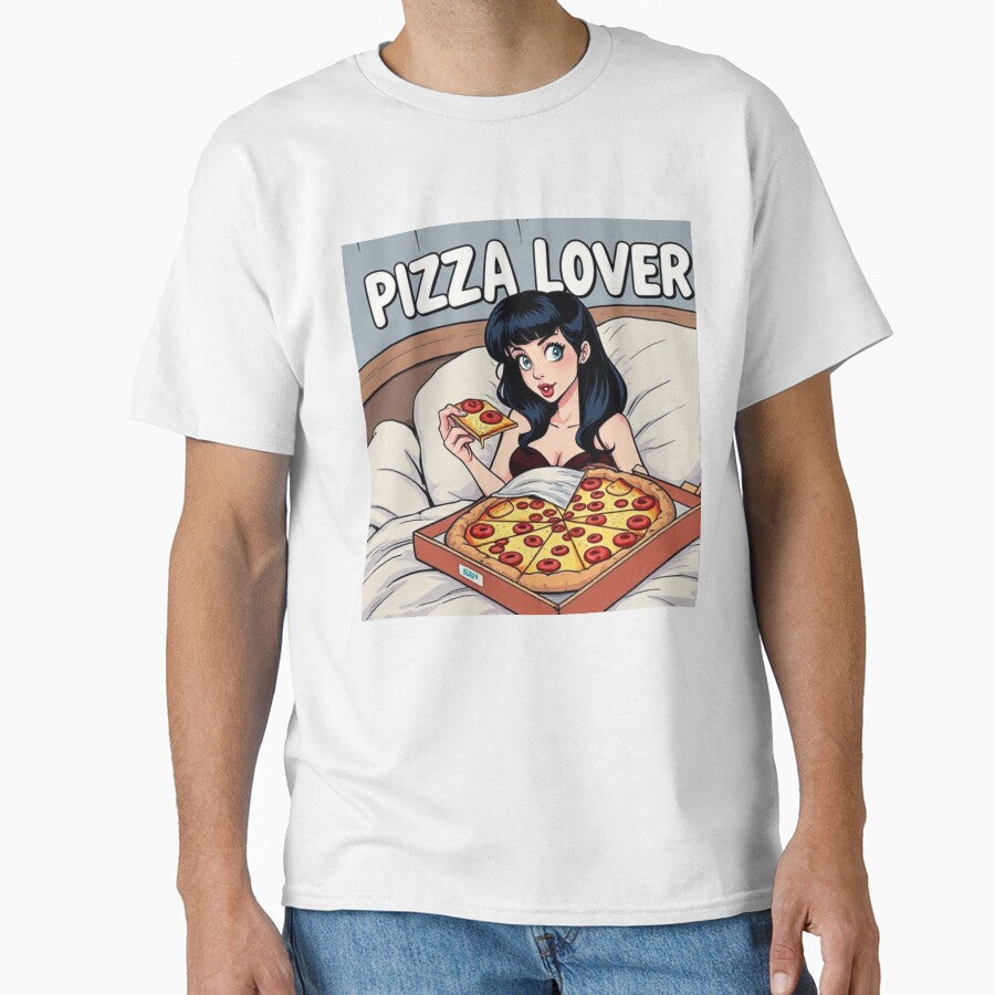 Pizza Lover Funny Pop Art by SaucyFoodTruck Unisex T-shirt, Sweatshirt, Hoodie, Long Sleeve Tee - T-Shirt, Sweatshirt, Hoodie
