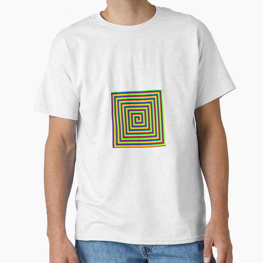 Square spiral by Gargotaire Unisex T-shirt, Sweatshirt, Hoodie, Long Sleeve Tee - T-Shirt, Sweatshirt, Hoodie