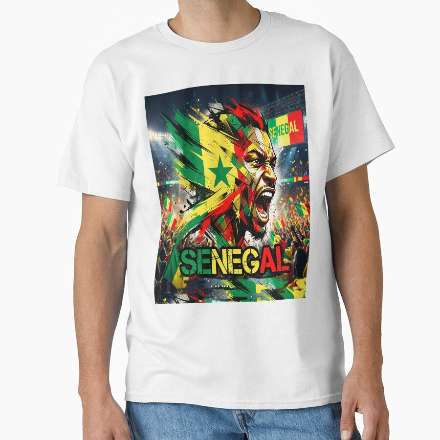 SENEGAL FOOTBALL TEAM by 500 TON Unisex T-shirt, Sweatshirt, Hoodie, Long Sleeve Tee - T-Shirt, Sweatshirt, Hoodie