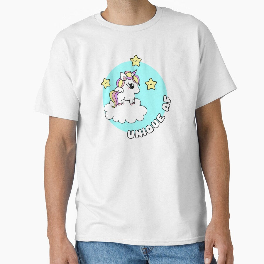 Kawaii: Unique AF Unicorn by AutonomousN Unisex T-shirt, Sweatshirt, Hoodie, Long Sleeve Tee - T-Shirt, Sweatshirt, Hoodie