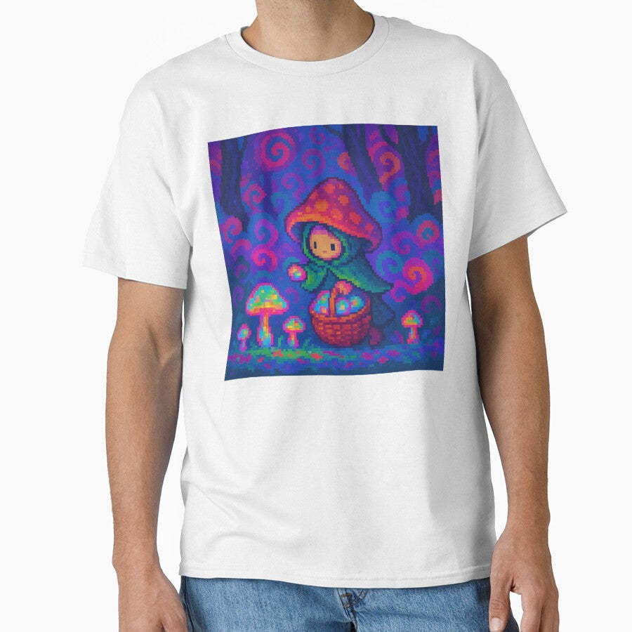 Mushroom Forager by PixCthulhu Unisex T-shirt, Sweatshirt, Hoodie, Long Sleeve Tee - T-Shirt, Sweatshirt, Hoodie